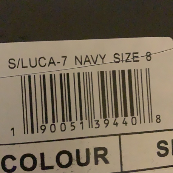 Adolpho Men  Shoes S/Luca 7 Size 8 Navy. - Picture 10 of 10